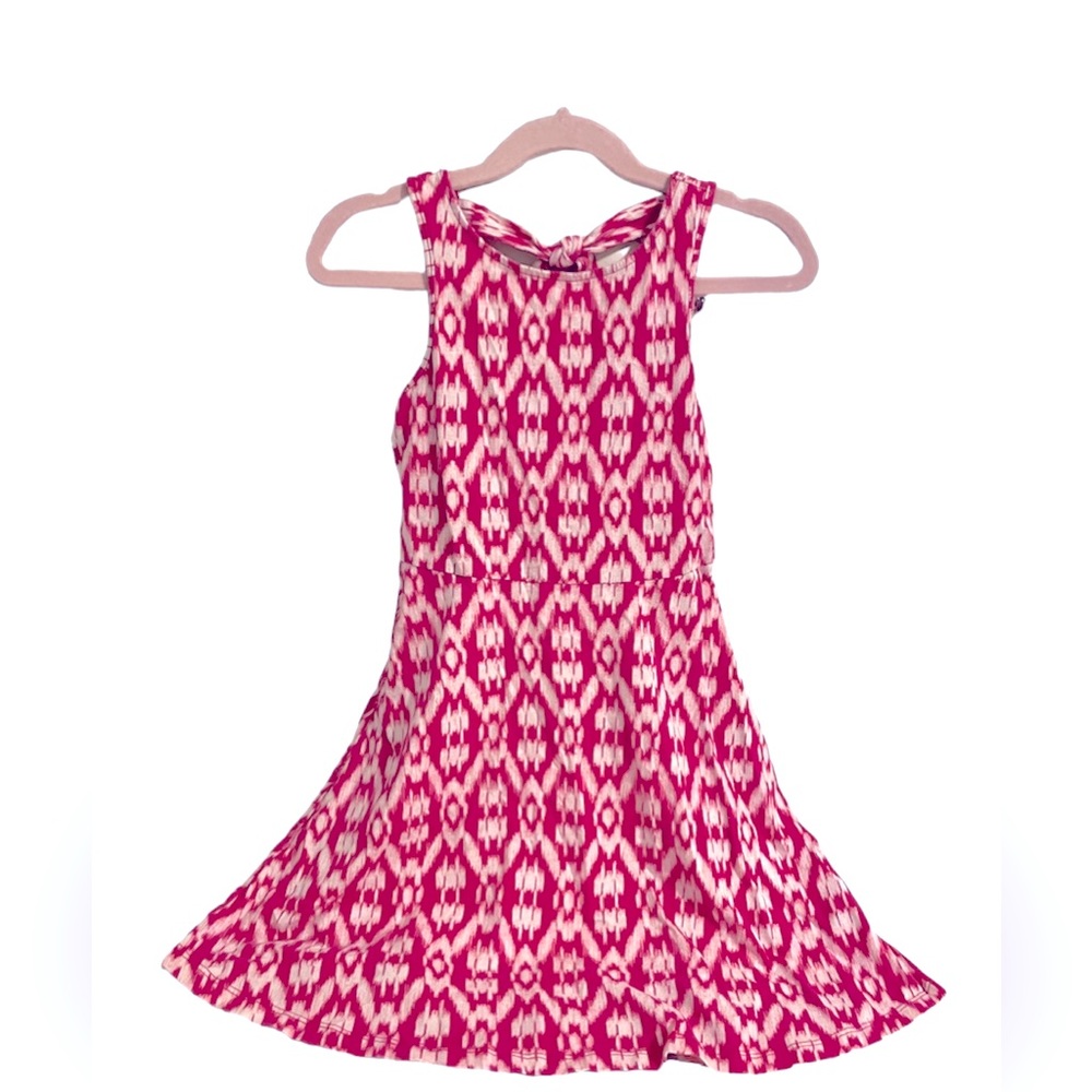 Old Navy Girl’s Fuchsia & White Sundress